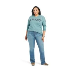 Ariat® Ladies R.E.A.L™ Oversized Arctic Shirt 10042148 -Western Belle Deals F22 WMS WEST 10042148 full plus