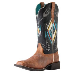 Ariat® Ladies Frontier Chimayo Kona Brown Western Boots 10042573 -Western Belle Deals F22 WMS WEST 10042573 3 4 front MD2 15aa21e7 9768 45d7 a986 6a7f0396100a
