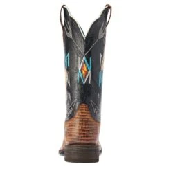 Ariat® Ladies Frontier Chimayo Kona Brown Western Boots 10042573 -Western Belle Deals F22 WMS WEST 10042573 heel 2b638fd4 3a90 4de8 89b2 5e4097a0989b