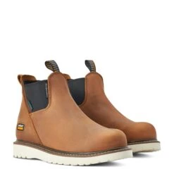 Ariat Ladies Rebar® Wedge Chelsea Aged Honey Composite Round Toe Boots 10042564 9 Ariat Ladies Rebar® Wedge Chelsea Aged Honey Composite Round Toe Boots 10042564 -Western Belle Deals F22 WMS WORK 10042564 pair