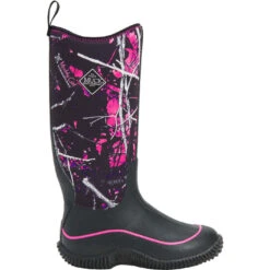 Muck Boot Company Muck Ladies Hale Black & Muddy Girl Camo Waterproof Boots HAW-MSMG -Western Belle Deals HAWMSMG 8 EXTRALARGE