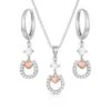 Montana Silversmiths Ladies Hoofprints Horseshoe Jewelry Set JS4308
