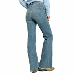 Kimes Ranch® Ladies Olivia Light Wash Wide Leg Denim Jeans KR-OLIVIA -Western Belle Deals KR OLIVIA
