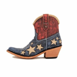 Liberty Black® Ladies Vintage Azul Americana Booties LB-712922 -Western Belle Deals LB712922e