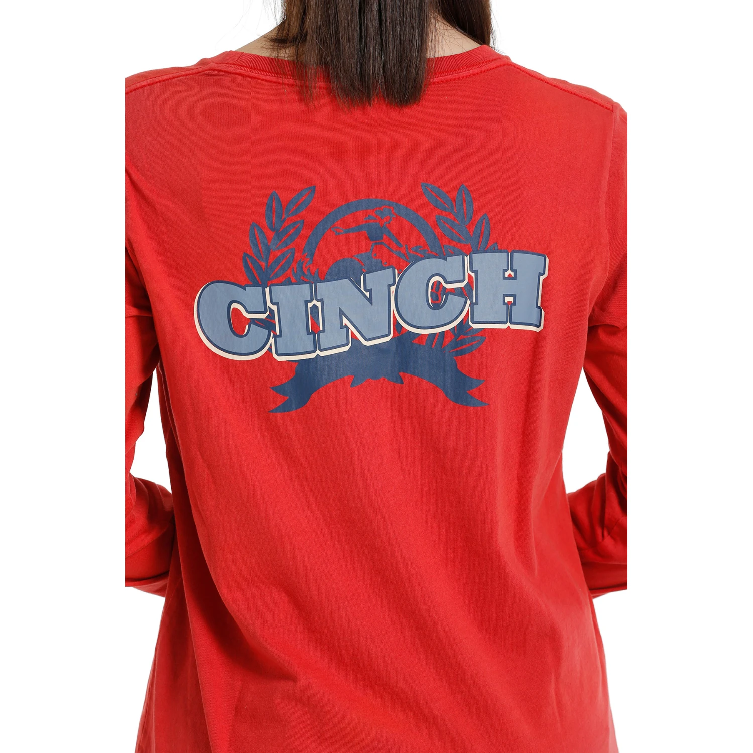 Cinch® Ladies Logo Graphic Red T-Shirt MSK7895005 3 Cinch® Ladies Logo Graphic Red T-Shirt MSK7895005 - Image 3