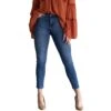 L&B Ladies Light Mid Wash Skinny Jeans JJE1-LMW