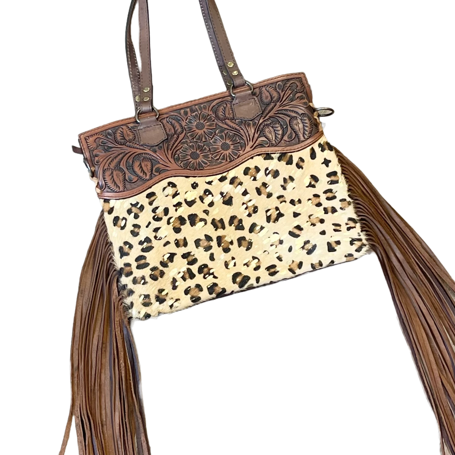 American Darling Cheetah & Gold Acid Wash Leather Bag ADBGS144CHEGO 1 American Darling Cheetah & Gold Acid Wash Leather Bag ADBGS144CHEGO