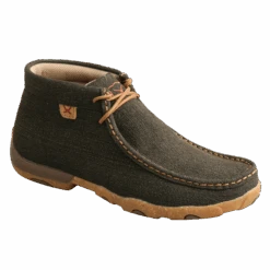 Twisted X Ladies Chukka Charcoal Driving Mocs WDM0144