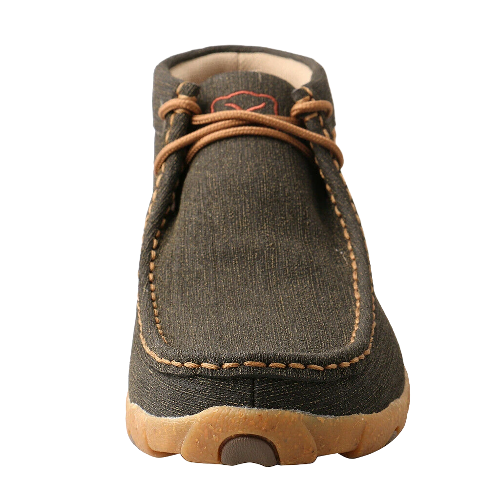 Twisted X Ladies Chukka Charcoal Driving Mocs WDM0144 3 Twisted X Ladies Chukka Charcoal Driving Mocs WDM0144 - Image 3