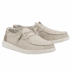 Hey Dude Women's Wendy Woven Zebra Neutral Shoes 121413326
