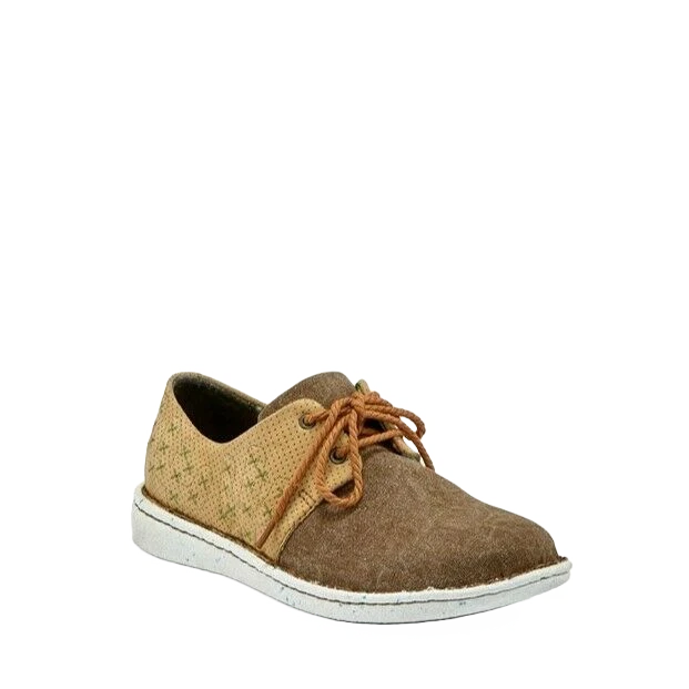 Justin Ladies Cac-Tie Tan Khaki Lace-Up Shoes JL142 1 Justin Ladies Cac-Tie Tan Khaki Lace-Up Shoes JL142