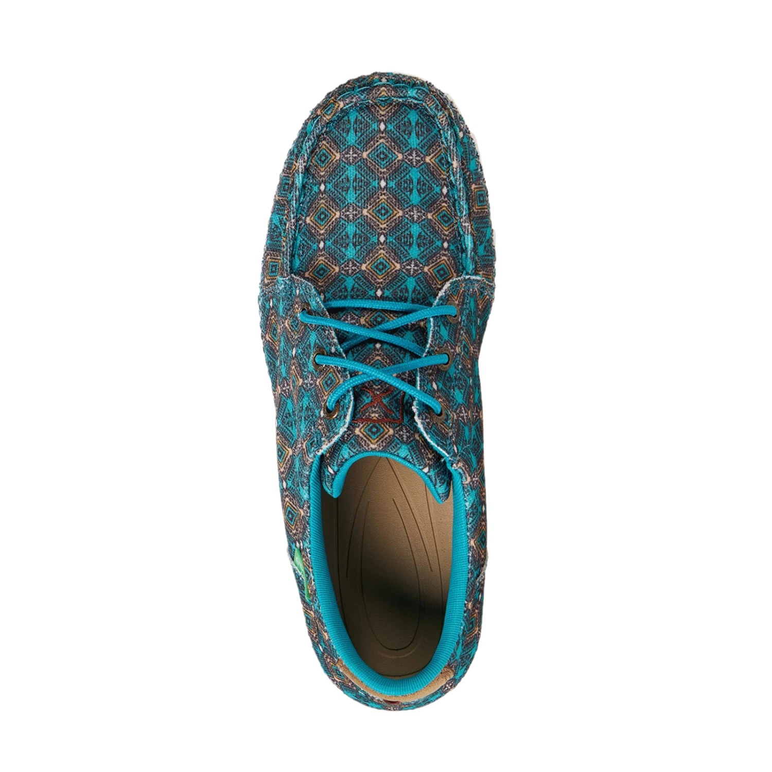 Twisted X Ladies Zero X Turquoise Aztec Shoes WZX0002 2 Twisted X Ladies Zero X Turquoise Aztec Shoes WZX0002 - Image 2
