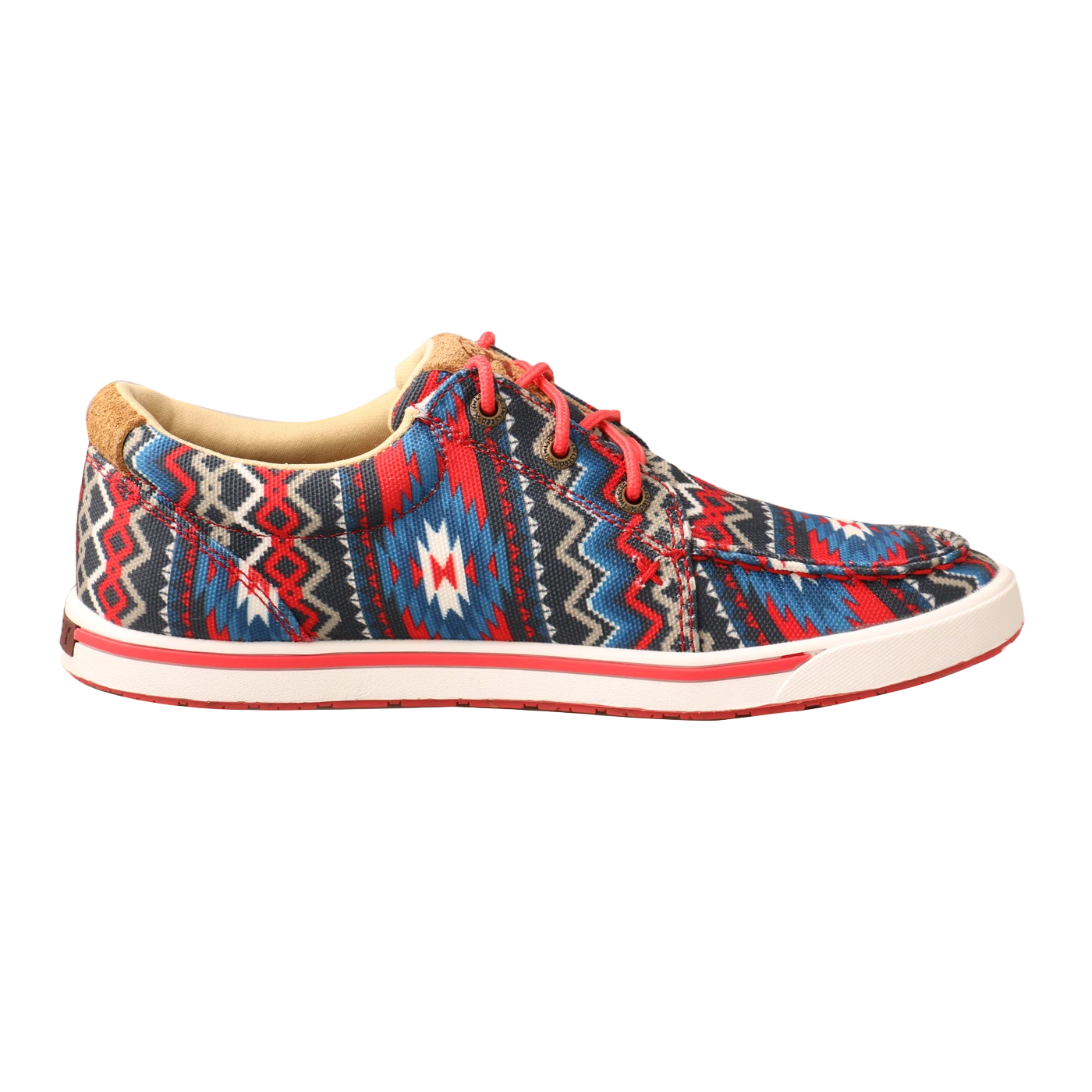 Twisted X® Hooey Loper Aztec Red Multi-Color Shoes WHYC026 2 Twisted X® Hooey Loper Aztec Red Multi-Color Shoes WHYC026 - Image 2