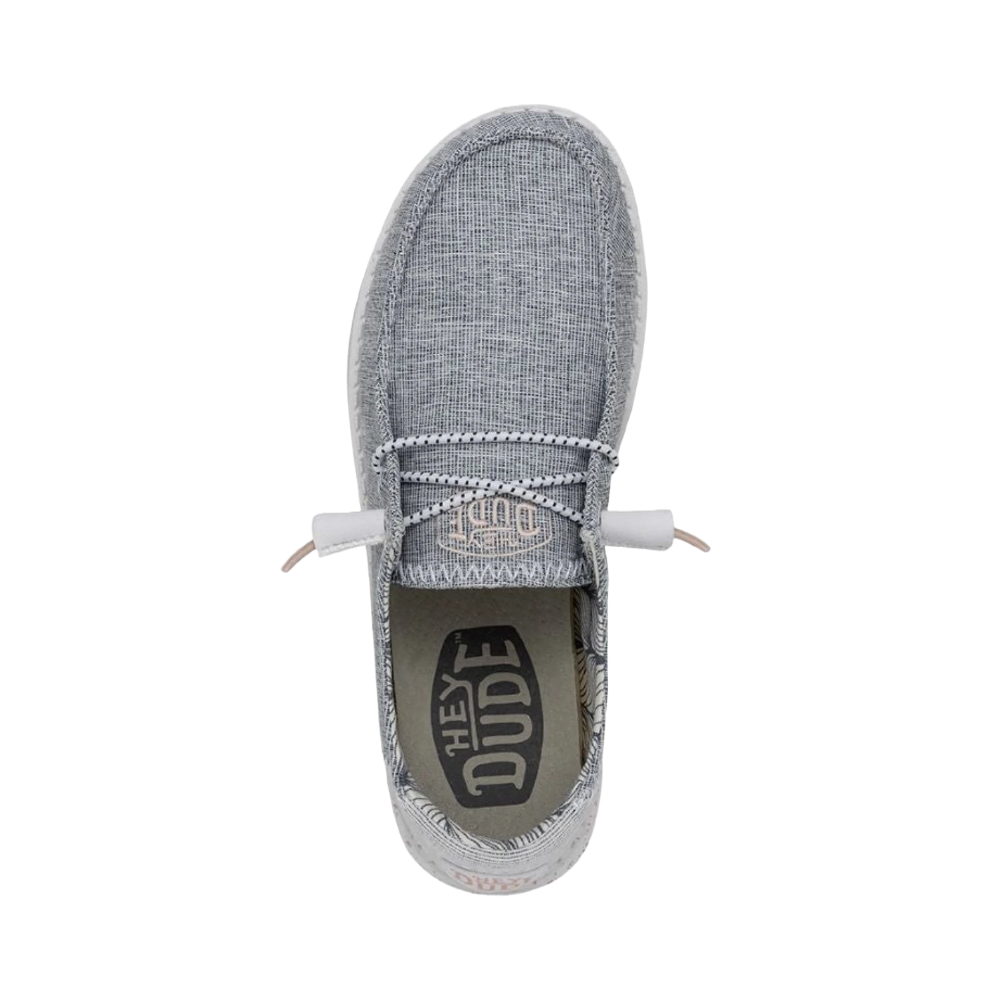 Hey Dude® Ladies Wendy Star Azora Grey Slip On Shoes 40080-4LM 2 Hey Dude® Ladies Wendy Star Azora Grey Slip On Shoes 40080-4LM - Image 2