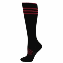 Boot Doctor Ladies Black & Pink Tall Socks 0415001