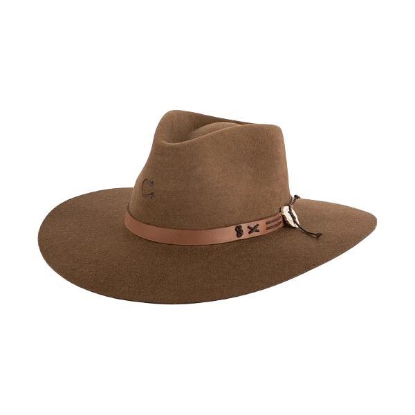 Charlie 1 Horse Oak 4X Tee Pee Felt Hat CWTEPE-4936KB 1 Charlie 1 Horse Oak 4X Tee Pee Felt Hat CWTEPE-4936KB