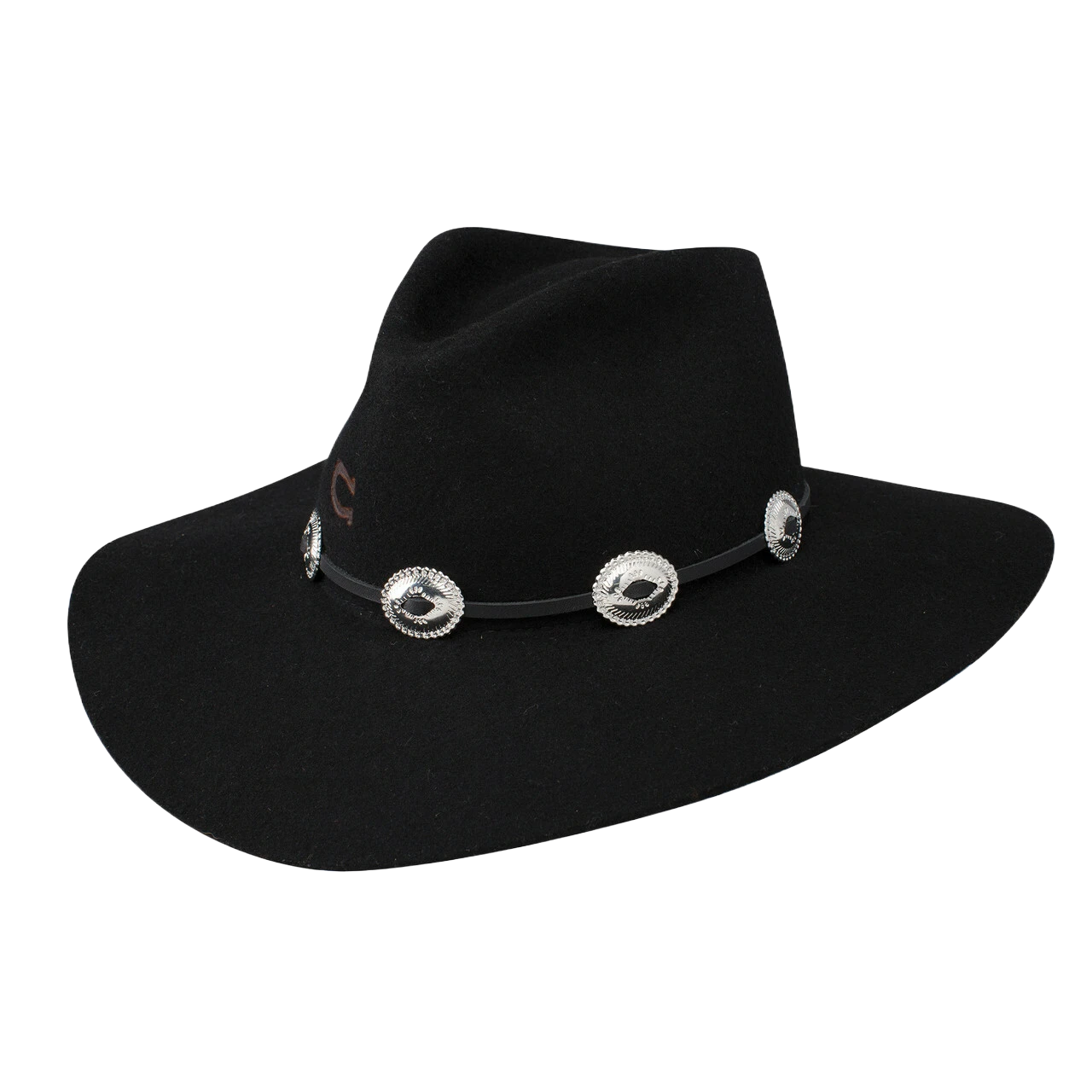 Charlie 1 Horse Traveler Black Western Felt Hat CWTVLR-403607 1 Charlie 1 Horse Traveler Black Western Felt Hat CWTVLR-403607