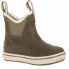 XTRATUF Ladies Olive Waterproof Leather Ankle Deck Boots XWAL-303