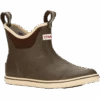 XTRATUF Ladies Brown 6" Rubber Ankle Deck Boots XWAB-900