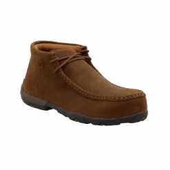 Twisted X® Ladies Work Chukka Driving Moc Distressed Saddle Brown Shoes WDMST01