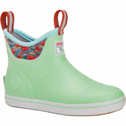 XTRATUF Ladies Ankle Deck Fishewear Seafoam Green Boots XWAB-3BB