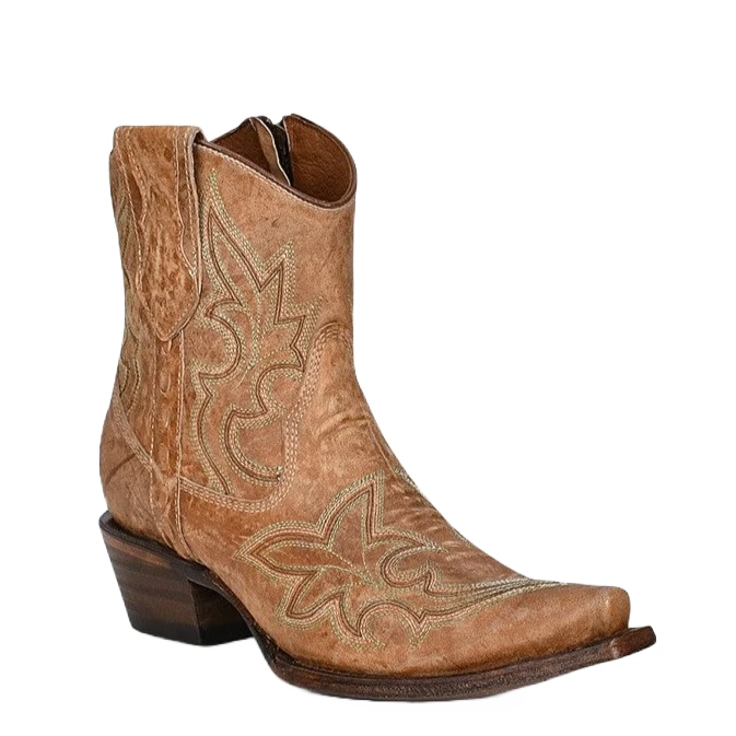 Circle G By Corral Ladies Orix Western Embroidery Zipper Booties L5915 1 Circle G By Corral Ladies Orix Western Embroidery Zipper Booties L5915