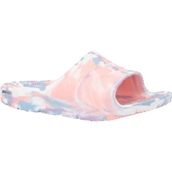 XTRATUF Ladies Après Fish Pink Marble Slide Sandals AFHW4TD