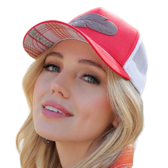 Cruel Denim® Ladies Graphic Red Snapback Trucker Cap CCC0041028 1 Cruel Denim® Ladies Graphic Red Snapback Trucker Cap CCC0041028