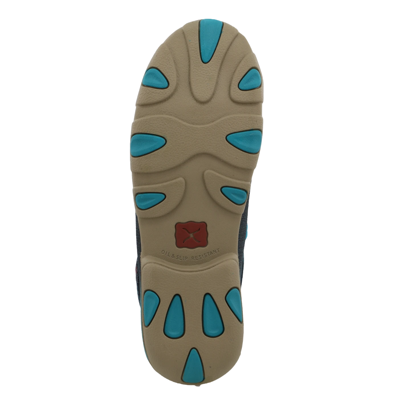 Twisted X Ladies Nano Chukka Dark Teal Driving Moc Shoe WDMNT01 2 Twisted X Ladies Nano Chukka Dark Teal Driving Moc Shoe WDMNT01 - Image 2