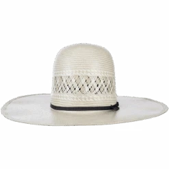 American Hat Co. Natural Straw With Black Band Western Hat 1011