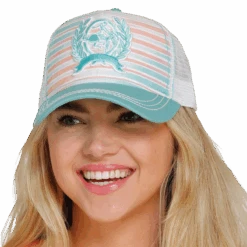 Cinch® Ladies Autumn Sunset Logo Blue Glass Trucker Cap MHC7874030
