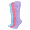 Wrangler® Ladies 3-Pair Spur Strap Pattern Lilac/Light Blue/Pink Knee High Socks 00712-7002-MED