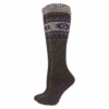 Wrangler® Ladies Aztec Pattern Cocoa Seamless Toe Socks 72867-8124-MED