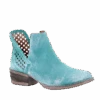 Circle G By Corral Ladies Turquoise Cutout Bootie Q5026