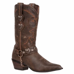Durango Ladies Crush Brown Heartbreaker Concho Boot RD4155