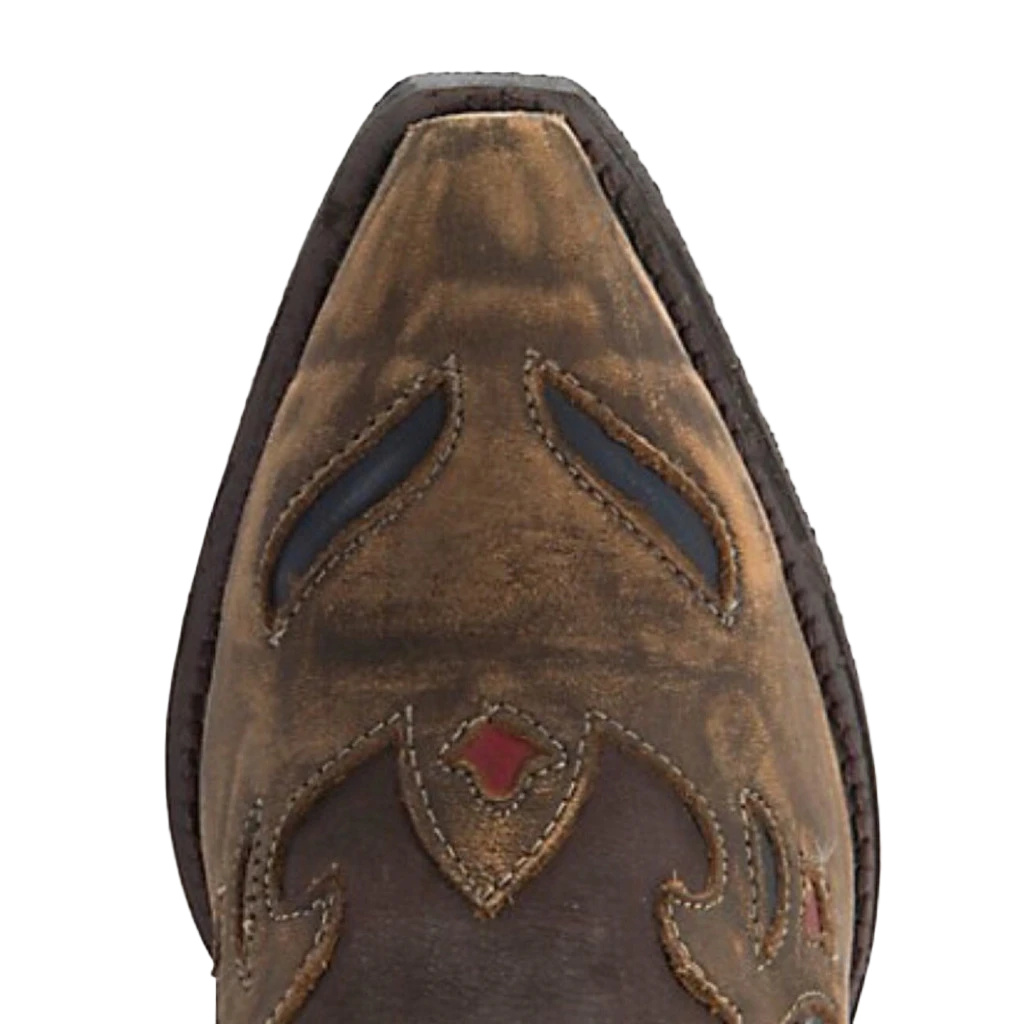 Laredo Ladies Miss Kate Brown And Teal Boots 52138 2 Laredo Ladies Miss Kate Brown And Teal Boots 52138 - Image 2