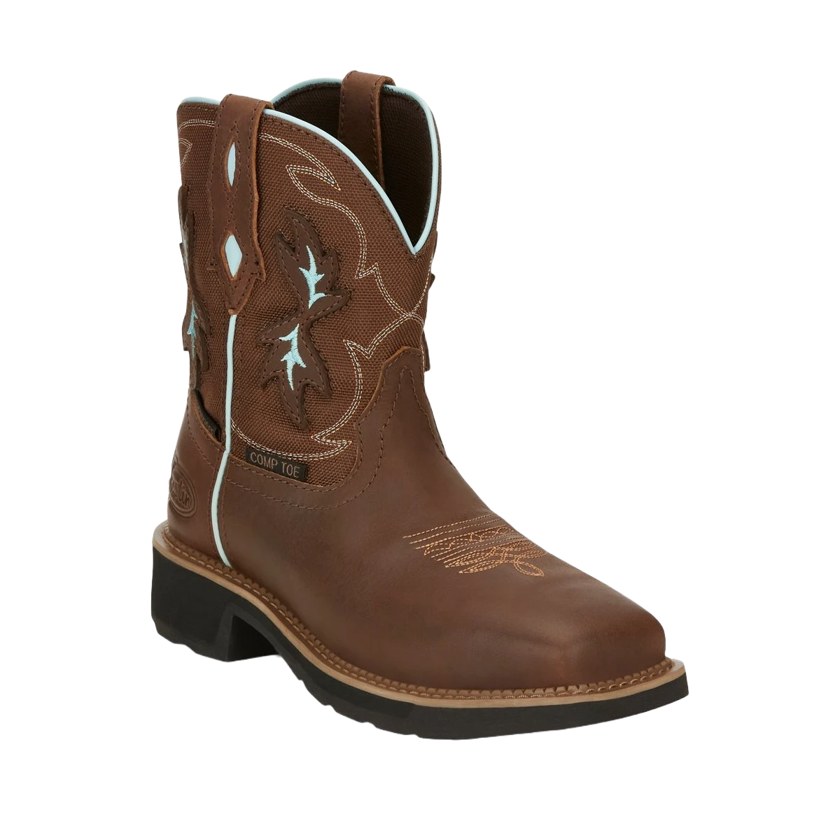 Justin Ladies Chisel Waterproof Nano Composite Toe Work Boots GY9960 1 Justin Ladies Chisel Waterproof Nano Composite Toe Work Boots GY9960