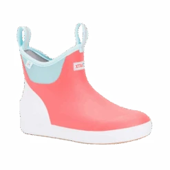 XTRATUF Ladies Yulex Ankle Deck Eco Coral Pull On Boots XWAB-7EC