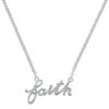 Montana Silversmiths Ladies Faith Silver Necklace NC3182