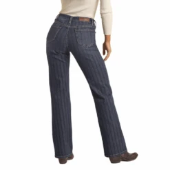 Rock & Roll Denim® Ladies Jacquard High Rise Dark Wash Jeans RRWD4HR0G4 5 Rock & Roll Denim® Ladies Jacquard High Rise Dark Wash Jeans RRWD4HR0G4 -Western Belle Deals RRWD4HR0G4a