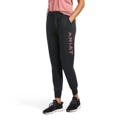 Ariat® Ladies R.E.A.L™ Logo Heather Charcoal Jogger Sweat Pants 10039790