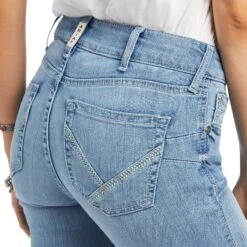 Ariat Ladies R.E.A.L Perfect Rise Regina Flare Jeans 10040503 -Western Belle Deals S22 WMS WEST 10040503 detail02