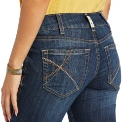 Ariat Ladies Vicky R.E.A.L™ Denim Boot Cut Jeans 10040798 -Western Belle Deals S22 WMS WEST 10040798 detail02