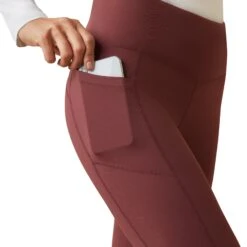 Ariat® Ladies Tek Tight Wild Ginger Pink Leggings 10044637 -Western Belle Deals S23 WMS ENGL 10044637 detail01