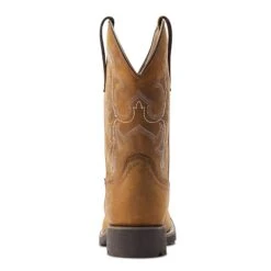 Ariat® Ladies Unbridled™ Rancher H2O Oily Distressed Tan Boots 10044437 -Western Belle Deals S23 WMS WEST 10044437 heel