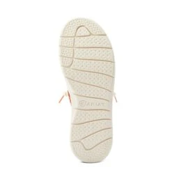 Ariat® Ladies Hilo Aloha Surfing Longhorn Print White Shoes 10044521 -Western Belle Deals S23 WMS WEST 10044521 sole