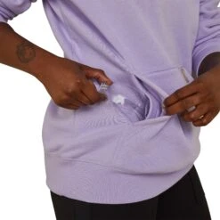 Ariat® Ladies Rebar Skill Set Lavender Heather 1/2 Zip Hoodie 10043547 -Western Belle Deals S23 WMS WORK 10043547 detail02