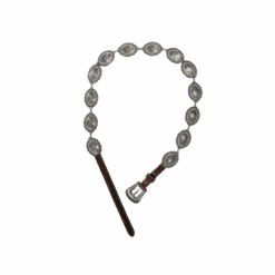 Nocona Ladies Crystal Concho Silver Belt N320004301