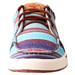 Twisted X Ladies Hooey Loper Blue Serape Print Lace-Up Shoes WHYC023 -Western Belle Deals WHYC023 05