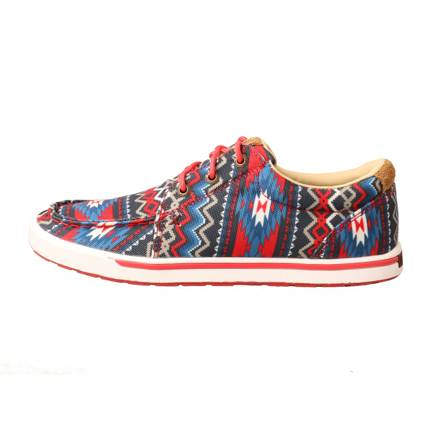 Twisted X® Hooey Loper Aztec Red Multi-Color Shoes WHYC026 3 Twisted X® Hooey Loper Aztec Red Multi-Color Shoes WHYC026 - Image 3